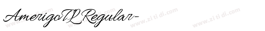 AmerigoTL Regular字体转换